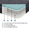 TinyHomie 11-inch Bed Mattress Gel-Infused Memory Foam Hybrid Mattress, Dark Gray, Mattress in a Box - 4 of 4