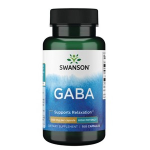 Swanson GABA – Capsules [500 mg, 100 Count] - 1 of 4