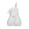 Transpac Resin 11.42 in. White Easter Loving Bunny Figure - image 3 of 4