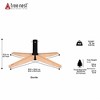 Tree Nest Gentle Christmas Tree Stand for Artifical Trees, White, Large - 4 of 4