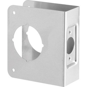 Prime-Line U 9553 Recessed Door Reinforcer, Stainless steel,  2-1/8", 3-7/8" X 4-1/2" - 1 of 1