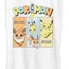 Women's - Pokémon - Pikachu and Eevee Pastel Short Sleeve Graphic T-Shirt - 2 of 4
