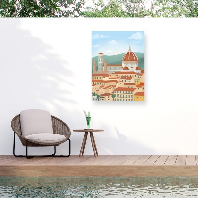 Trademark Fine Art - Petra Lizde  Florence Matted Framed Art