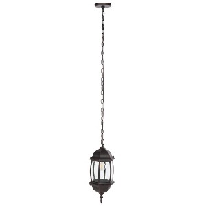 Grazia 8" Outdoor Pendant - PLT7003 - Bronze - Safavieh - 1 of 4