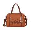 MKF Collection Francis Tote Women's handbag 3-D flowers with Keychain by Mia K - 2 of 4