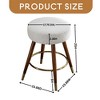MoMo Boucle Upholstered Counter Height Stool, 360¡ã Swivel- Leovsnove - 3 of 4