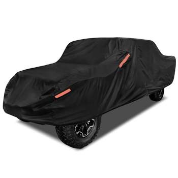 Unique Bargains Truck Car Cover for Jeep Gladiator JT 2020 2021 2022 Outdoor Waterproof Sun Rain Dust Wind Snow Protection Black 1 Pc