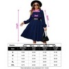 Plus Size Women's Long Knit Dress with Lantern Sleeves, Soft Casual Crewneck Tunic Sweater Dress for Tall Ladies - 4 of 4