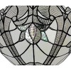 Amora Lighting Tiffany Style White Floral Wall Sconce Lamp 12" Wide - 3 of 4
