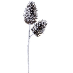 Woodland Christmas Pine Cone Spray – 28-Inch Tall, Set of 6 by Melrose - 1 of 3