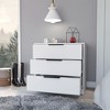 NicBex Modern Wooden 6-Drawer Chest, Tall Closet Storage with Wardrobe Closet Set of 2 for Bedroom, Living Room - 2 of 4