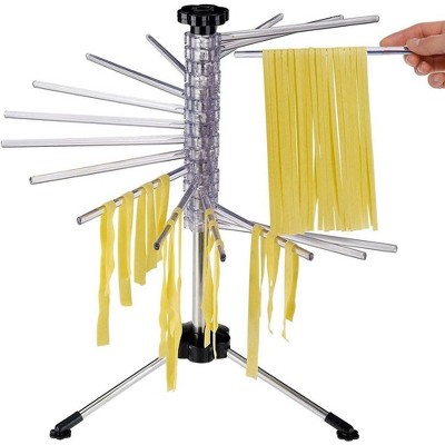 Stainless Steel Pasta Drying Rack with Transfer Rod
