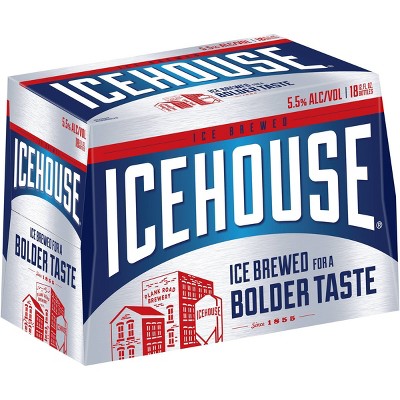 Icehouse Ice Lager Beer - 18pk/12 fl oz Bottles