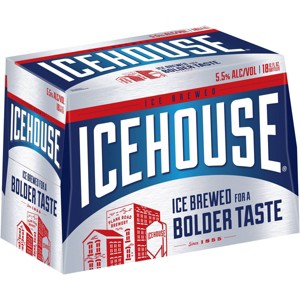 Icehouse Ice Lager Beer - 18pk/12 fl oz Bottles - 1 of 4