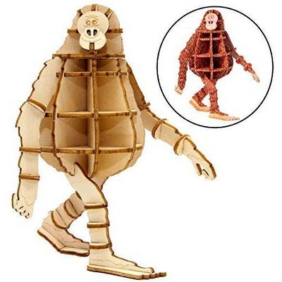 Incredibuilds Missing Link Movie Mr. Link Wood Model Figure Kit