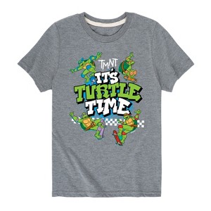 Boys' - Teenage Mutant Ninja Turtles - It's Turtle Time Short Sleeve Graphic T-Shirt - 1 of 4