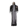 Standing Up & Down Black & Gray Skeleton Reaper Halloween Decoration, 6 Ft. - 4 of 4