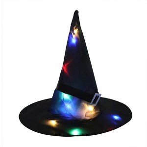MyKids-USA Halloween Glowing Witch Hat Ghost Festival Decoration Props - 1 of 3