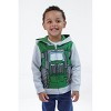 John Deere Tractor Fleece Zip Up Raglan Hoodie Toddler - 4 of 4