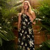 Lands' End Women's Creaseless One Shoulder Midi Dress - 4 of 4