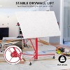COZONY 11 FT/16FT Drywall Lift, Heavy Duty Panel Jack Hoist, 150 lbs Capacity, 360° Adjustable, Foldable Sheetrock Lifter w/ Wheels, DIY/Pro - 3 of 4
