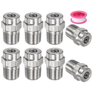 Unique Bargains Stainless Steel Corrosion Resistant Pressure Washer Nozzles 8 Pcs - 1 of 4