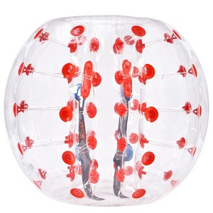 VEVOR Inflatable Bumper Ball 1-Pack, 4FT/1.2M Body Sumo Zorb Balls for Teen & Adult, 0.8mm Thick PVC Human Hamster Bubble Balls - 1 of 4