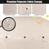 Tangkula 15FT Double-Sided Twin Patio Umbrella with Base Extra-Large Market Umbrella - 4 of 4