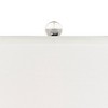 Possini Euro Design Collin Modern Table Lamp 26 3/4" High Blue Ceramic Off White Drum Shade for Bedroom Living Room Bedside Nightstand Office Kids - 3 of 4