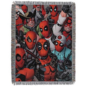 Northwest Deadpool Woven Tapestry Throw Blanket, 48" x 60", We Are All Here - 1 of 4