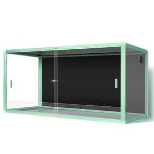 REPTI ZOO 120 Gallon Reptile Terrarium, Front Opening 4x2x2 Reptile Enclosure for Easy Maintenance, Reptile Tank with Top Screen Ventilation - 1 of 3