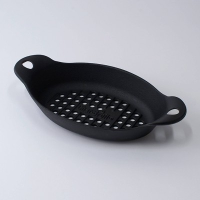 Char-Broil Oval Cast Iron Grilling Pan | at Home