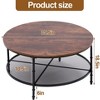 SUGIFT Round Coffee Tables Living Room - 4 of 4