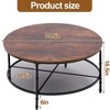 SUGIFT Round Coffee Tables Living Room - image 4 of 4