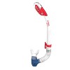 Speedo Adult Mask Snorkel Set - Red/White/Blue - 4 of 4