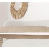 HomeRoots 14" X 36" Beige And White 100% Cotton Geometric Zippered Pillow - 2 of 4