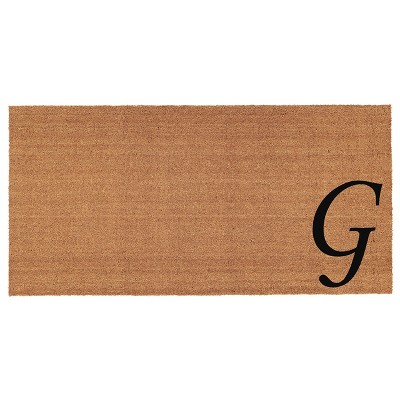 Calloway Mills 153623672A Urban Chic Monogram Doormat 3 ft. x 6 ft.