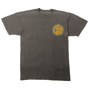Outer Banks Poges Life Smiley Face Men’s Pepper Black Crew Neck Short Sleeve T-shirt - 1 of 4