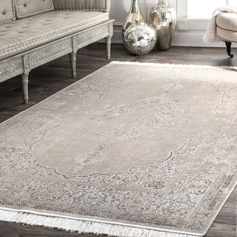 nuLOOM Cantrell Faded Transitional Fringe Area Rug, 3 of 7
