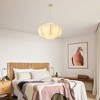 Parrot Uncle 23.6" White Modern 1-Light White Pendant Ceiling Light - 3 of 4