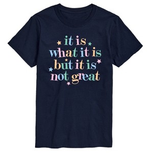 Men's - Instant Message - It Is What It Is Short Sleeve Graphic T-Shirt - 1 of 4