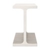 HomeRoots 20" Natural Solid Wood Pedestal End Table - 4 of 4