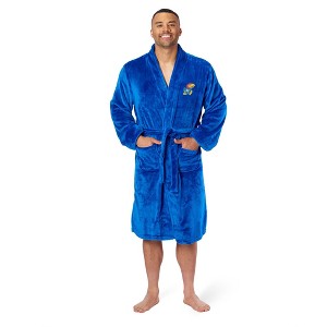 Kansas Jayhawks NCAA L/XL Bathrobe 26x47 Inches - 1 of 4