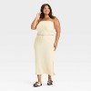 Women's Leisure Studio French Terry Tube Top - Universal Thread™ - 3 of 3