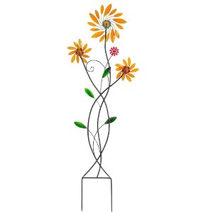 Wind & Weather Spinning Flowers Colorful Garden Stake Wind Spinner - 1 of 1