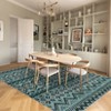 Living Room Rugs Soft Boho Geometric Area Rugs Non-Slip Washable Area Rug for Bedroom Home Office Dining Room - 2 of 4