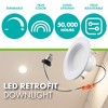 Simply Conserve 4 in. Wattage and CCT Selectable LED Recessed Downlight Retrofit - 2 of 4