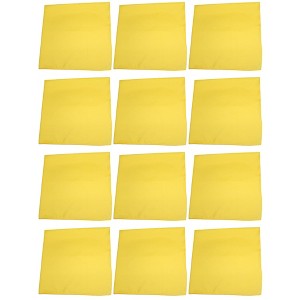 12 Pack Cotton Bandanas in Plain Colors for Crafts, Costumes, Workwear - 1 of 4