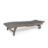 PAGED Patio Chaise Lounge Simple Wooden Folding Chair with Handle Modern Lounge Chair with Curved Design for Garden, Poolside - 4 of 4