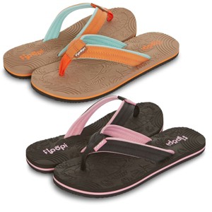 Floopi Womens Summer Thong Flip Flop 2 Pack - 1 of 4